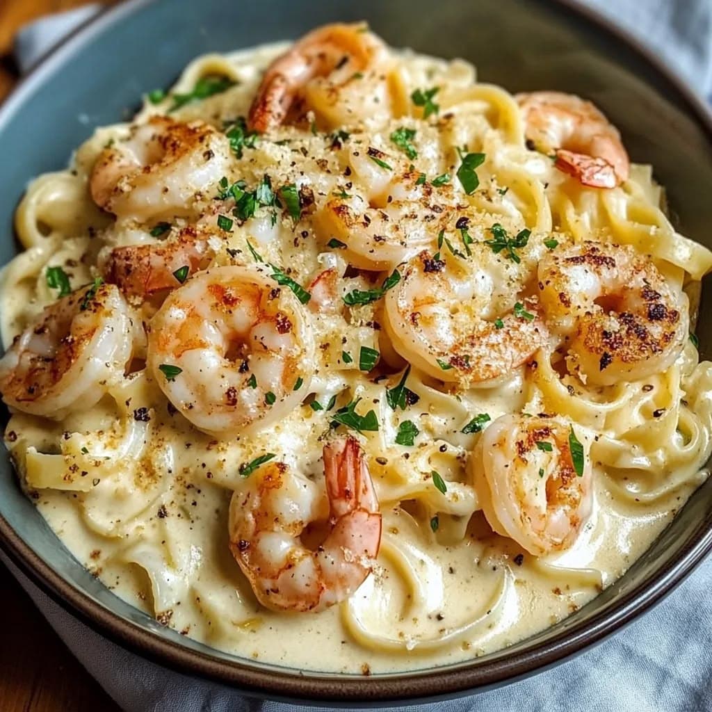 Garlic Butter Shrimp Pasta