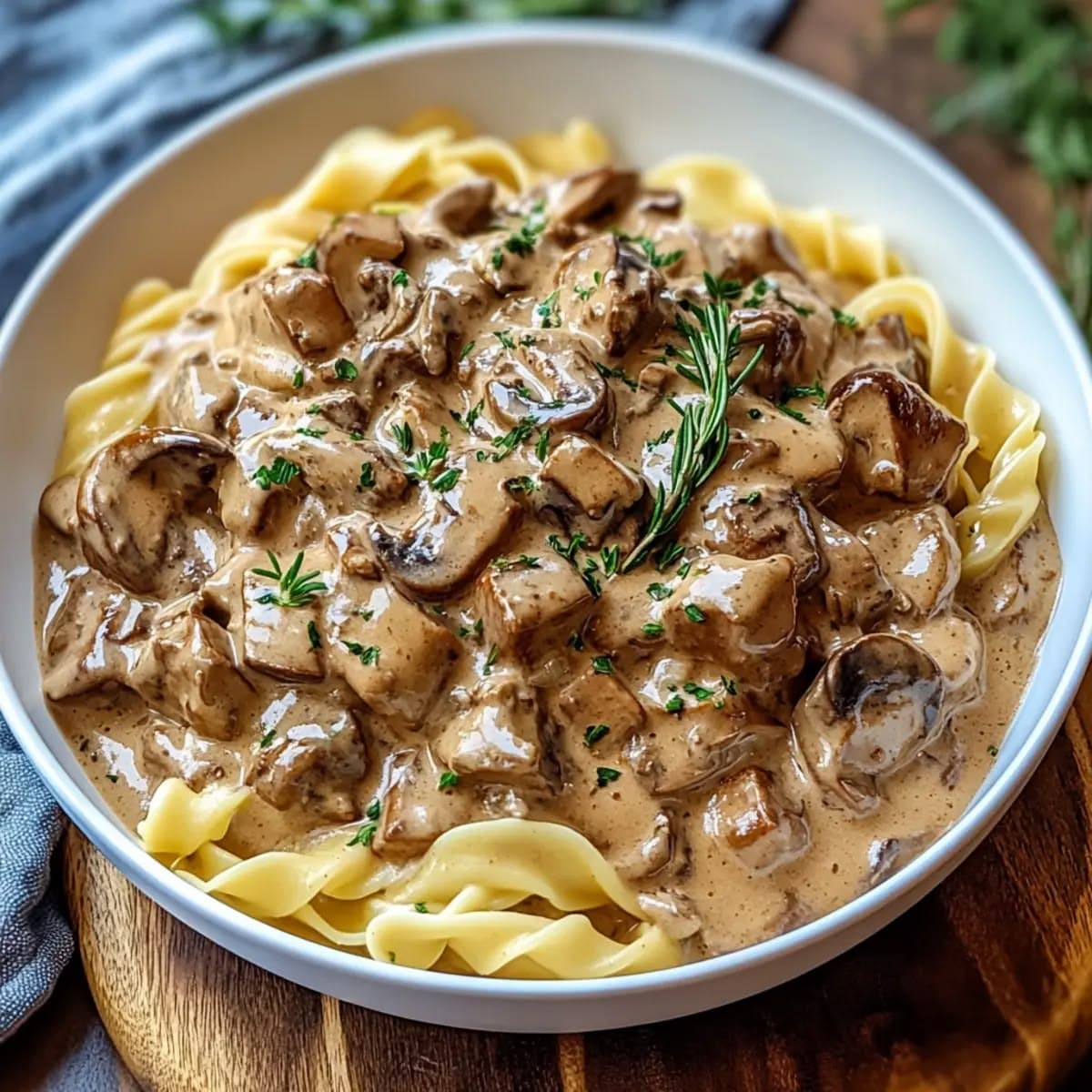 One-Pot Beef Stroganoff